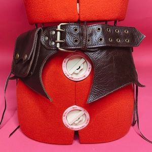 Leather Burning Man Utility Belt